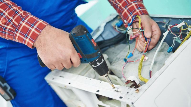 Körfez Toshiba Toshiba çamaşır makinesi kart tamiri – Su almama arızası orijinal parça ile giderildi. - Teknik servis örneği